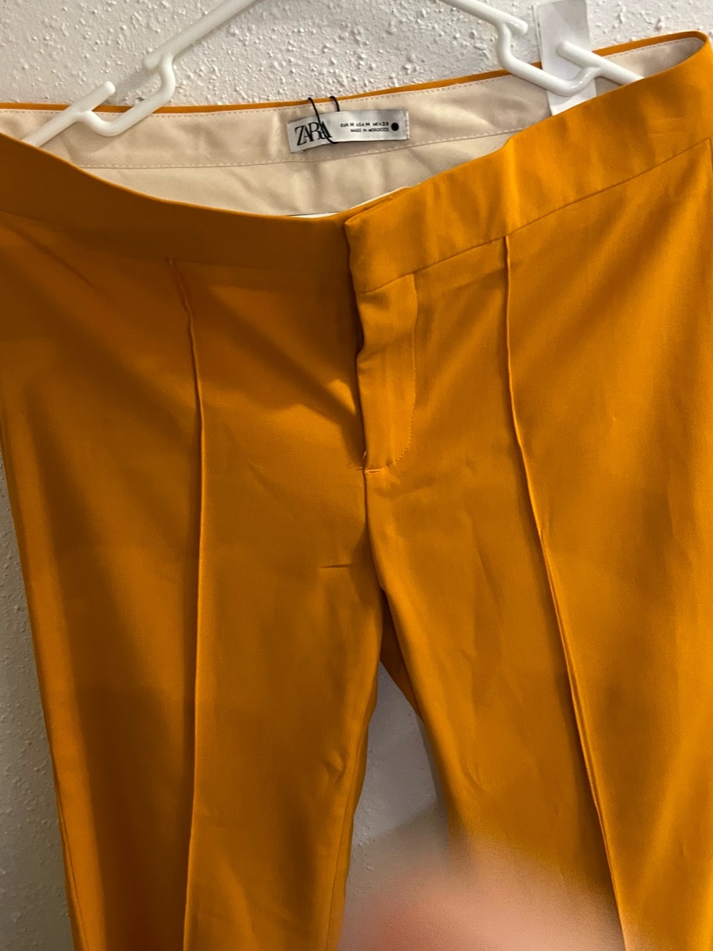 Zara Women's Mustard Yellow Dress